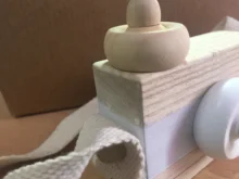 Cámara colgante nórdica de madera para niños, juguetes de regalo para niños, decoración de habitación, artículos de mobiliario, regalo de Navidad, juguete de madera, 2020x66x3cm