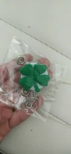 Clip de carrete retráctil para insignia de Tarjeta De Nombre, soporte antipérdida para insignia de identificación para enfermera, maestro, estudiante, clip de cinturón con tarjetero de flor