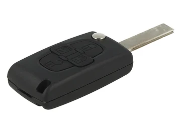 Remote Key shell 4 buttons with blade HU83 battery case without Transponder chip for Peugeot 207 107 106 206 407 806 Citr
Remote Key shell 4 buttons with blade HU83 battery case without Transponder chip for Peugeot 207 107 106 206 407 806 Citr