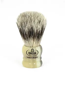 Omega 11047-shaving brush (badger bristles) 
Omega 11047-shaving brush (badger bristles)