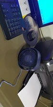 SMARTDEVIL-ventilador de escritorio USB portátil, dispositivo Personal de 3 velocidades con ángulo ajustable de rotación de 360 grados para oficina, hogar y viajes