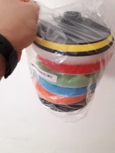 Almohadilla de pulido para coche, almohadilla de esponja de pulido para coche, adaptador de taladro abrasivo, accesorio de herramientas de encerado, 3, 5, 6 y 7 pulgadas, 7 Uds.