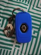 Funda de silicona para llave de coche, carcasa para renault kadjar, 3 botones