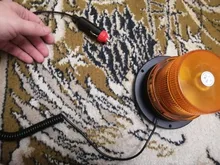 Luz LED giratoria de emergencia para coche, luz de seguridad para el tráfico, luz magnética para techo, estroboscópico Flash