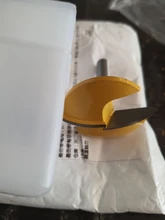 Broca enrutadora de cuenco pequeño, vástago de 8mm, 1-1/2 pulgadas de radio, 1-3/4 pulgadas de ancho, cuchillo para puerta, cortador de carpintería, RCT, 1 ud.