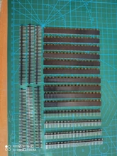 20 piezas-tira de conector PCB JST para Arduino, 10 pares, 40 Pines, 1x40, macho y hembra, 2,54, cabezal de Pin rompible, color negro