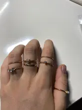 Tocona-anillos de lujo con piedra de cristal transparente y corazón para mujer, joyas de boda geométricas con perla hueca giratoria, accesorios de joyería 9015