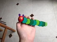 Bloques de madera con forma de orugas para niños, juguete creativo con diseño de insectos torsión, orugas de el despertar del sueño, bloques flexibles para dedos de bebé