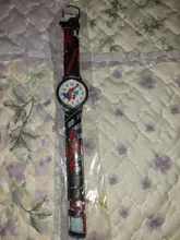 Reloj de cuarzo de cuero de marca de dibujos animados para niños y niñas, reloj de pulsera informal a la moda, reloj de pulsera, reloj