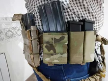 Chaleco táctico 1 + 2, bolsa Triple para revistas, sistema de munición para cargador, Clip, bolsas de bolsillo, 5,56