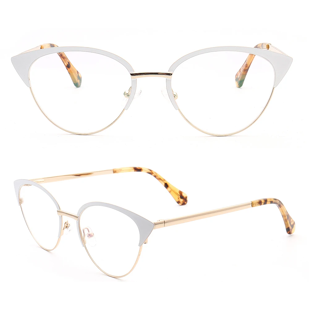 Retro Cat Eye Women Optical Eyeglass Frame Metal Stainless Steel Glasses Frame Round Fashion Prescription Eyewear Tortoise Black
Retro Cat Eye Women Optical Eyeglass Frame Metal Stainless Steel Glasses Frame Round Fashion Prescription Eyewear Tortoise Black
