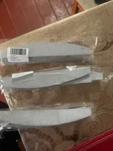 Lima de uñas profesional, lija de media luna, pulido de uñas, herramientas de cuidado de manicura, 100/180