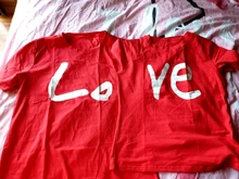 Ropa a juego para madre, padre, hija, hijo, camiseta de manga corta con estampado de letras rojas para padres e hijos