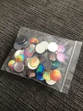 40 piezas 8mm 10mm 12mm Colores mixtos sirena pescado escala plana trasera Diamante de imitación redondo cabujón adorno Scrapbooking manualidades DIY