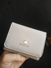 PURDORED 1 Pc lindo mujeres cartera Tarjetero de cuero Mini borla corta pequeña cartera monedero de mujer señoras tarjeta caso Tarjetero