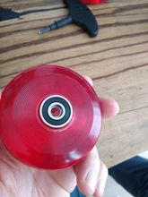 Rueda de patines en línea de cristal transparente 83A, FSK, patinaje de slalom rodas de 72MM, 76MM, 80MM, azul y rojo para powerslide para SEBA high