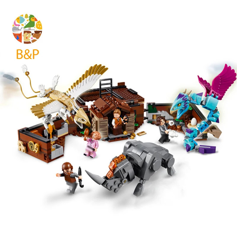 75952 718pcs Potter series Newt`s Case of Magical Creatrues Model Building Block Toy For Children Gift 11009
75952 718pcs Potter series Newt`s Case of Magical Creatrues Model Building Block Toy For Children Gift 11009