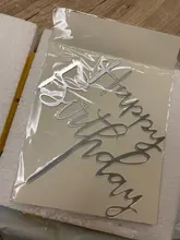 Pastel de acrilico feliz cumpleaños, decoración de pastel de cumpleaños, banderas para niños, adornos de pastel de fiesta, Baby Shower