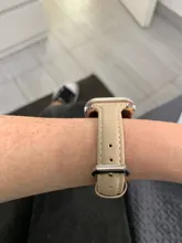 Correa de cuero de alta calidad para iwatch series se, 6, 5, 4, 3, 2, 1, 44mm, 38mm, 42mm, 40mm