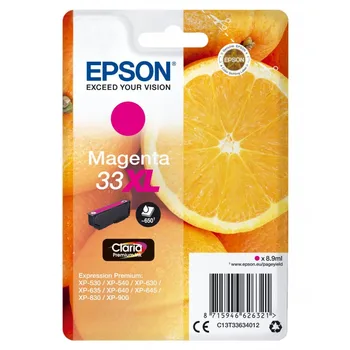 

Epson Orange Singlepack Magenta 33XL Claria Premium Ink