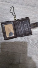 Vallet-cartera de piel auténtica para hombre, monedero pequeño, tarjetero, portatarjetas, portafolio, Portomonee, nuevo