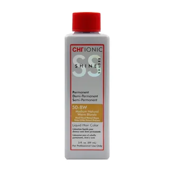 Farouk CHI IONIC SHINE SHADES LIQUID COLOR 50-8W 89ML hair treatment for unisex. 
Farouk CHI IONIC SHINE SHADES LIQUID COLOR 50-8W 89ML hair treatment for unisex.