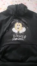 Disney las mujeres sudaderas con capucha Mickey Mouse sudaderas con capucha de dibujos animados Tops de manga larga bolsillos sudaderas con capucha moda mujer