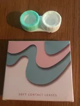 1 par (2 uds.) de lentes de colores para ojos, azul, marrón, 1 año de uso, púrpura, para lentes de contacto de ojos con Color