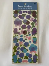 Pegatinas de flores de dibujos animados para mascotas, pegatinas bonitas de Corea Ins, láser brillante, papelería para teléfono móvil, adhesivo decorativo artesanal, 1 Uds.