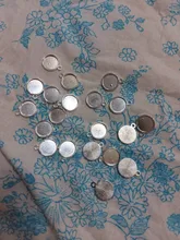 8mm 10mm 12mm tamaño interno clásico 7 colores un solo lado colgante estilo Simple cabujón Base ajuste colgante