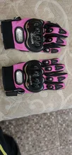 PRO de caballero dedo lleno de pequeño tamaño S Rosa naranja negro las mujeres guantes de la motocicleta Moto Mujer Luva moto race guantes de Mujer