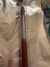 Pincel para uñas de acrílico de Kolinsky, conjunto de pincel de visón de buena calidad, mango de madera, Gel constructor, cepillo para manicura, herramientas de dibujo, tamaño 8-24