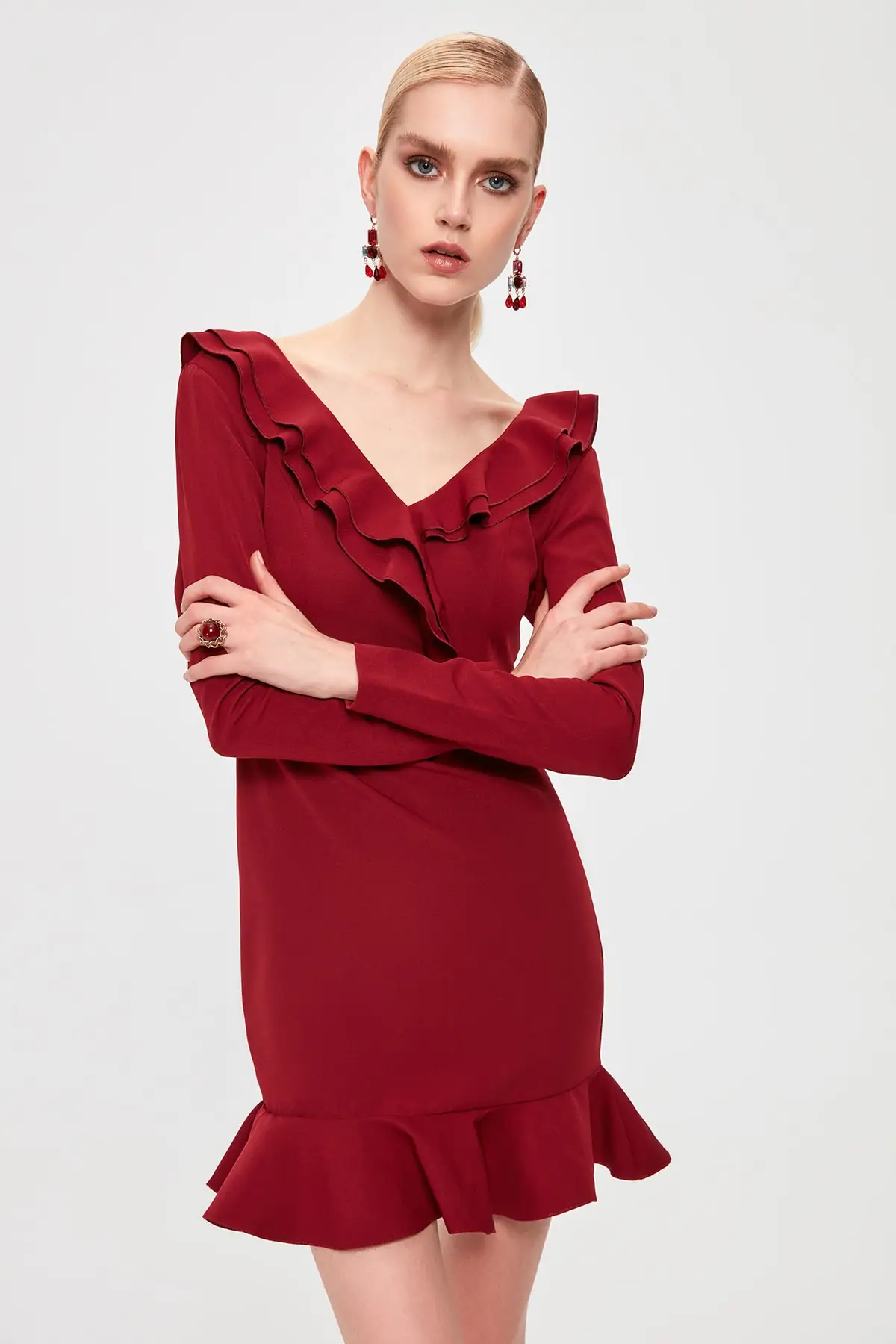 Trendyol Flounces Dress TPRAW20EL1424
Trendyol Flounces Dress TPRAW20EL1424