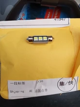 Interior Light Led-Lamp Auto-Bulb Festoon C5W 36mm Error-Free CANBUS 12V 41mm 10pcs 5050