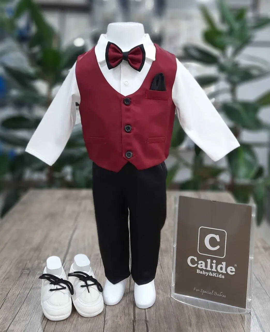 Baby Boys Clothing Newborn Wedding Marriage Costum Suit Tuxedo Baptism Set Shirt Vest Bow Tie Shoes 7 Piece 3 - 6 Months 62 cm
Baby Boys Clothing Newborn Wedding Marriage Costum Suit Tuxedo Baptism Set Shirt Vest Bow Tie Shoes 7 Piece 3 - 6 Months 62 cm