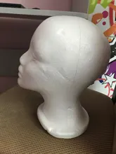 Soporte práctico de espuma para pelucas para cabezas de maniquí, soporte de exhibición para gafas, modelo de cabeza de peluca, envío directo, con soporte para peluca