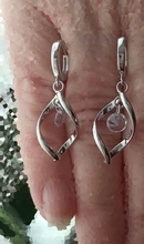 NEHZY-collar de plata de ley 925 para mujer, joyería de moda de alta calidad, pendiente de corazón de Zircón, 45CM de longitud