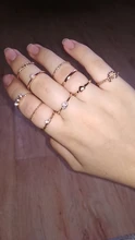 Tocona-anillos de lujo con piedra de cristal transparente y corazón para mujer, joyas de boda geométricas con perla hueca giratoria, accesorios de joyería 9015