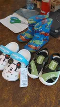 Zapatos con agujeros para bebés, sandalias antideslizantes suaves para niños de 1 a 3 años, con dibujos animados, para la playa, novedad de verano 2019