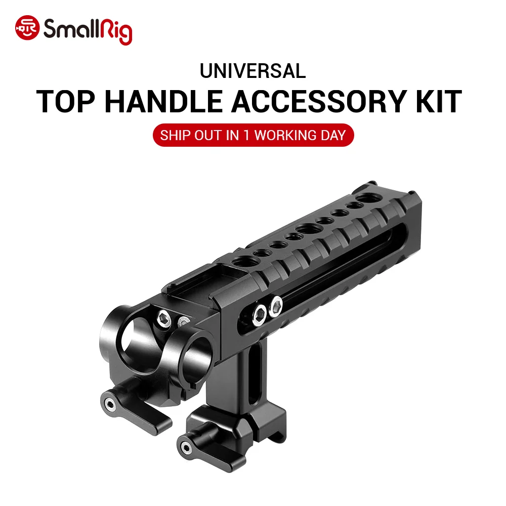 SmallRig Top Handle Accessory Kit 2027 - Multi-Functional Camera Rig Cheese Handle with Rod Clamp and Hidden Hex Spanner
SmallRig Top Handle Accessory Kit 2027 - Multi-Functional Camera Rig Cheese Handle with Rod Clamp and Hidden Hex Spanner