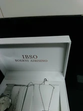 IBSO- Conjunto de reloj de cuarzo para mujer, conjunto de pulsera, collar y reloj de diseño de cristales, conjunto de joyería femenina, conjunto de plata a la moda,Regalo del dia de la madre