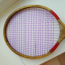 1 Uds 20-32lbs bádminton línea de cuerda entrenamiento de bádminton raqueta de línea de 0,7 MM * 10M