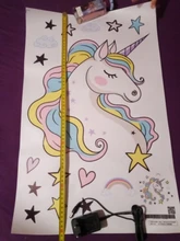 Stickers Decor Removable Unicorn Wall-Decals Nursery Birthday-Party-Favor Kids Bedroom