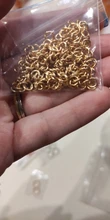 Conectores de anillos partidos de acero inoxidable abierto, accesorios de fabricación de joyería, oro y plata, 4, 5, 6 y 8mm, 200 Uds.
