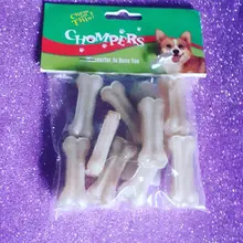 10 unidades por lote, masticables para comida, golosinas, perros divertidos, dientes de perro para masticar, suministros de Juguetes