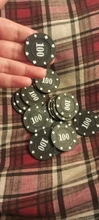 Fichas de plástico redondas de 100 uds, juego de cartas de póker de Casino, accesorios para contar Baccarat G99D