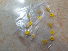 Hiaena 210 unids/lote espacio frijol goma ovalado tapón pesca Bobber flotador línea conector pesca aparejos Accesorios