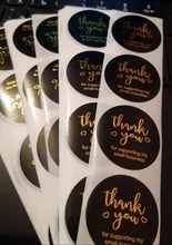 Pegatinas de agradecimiento, 100 Uds. Por apoyar mi etiqueta de pequeño negocio, pegatinas para embalaje, decoración estacionaria