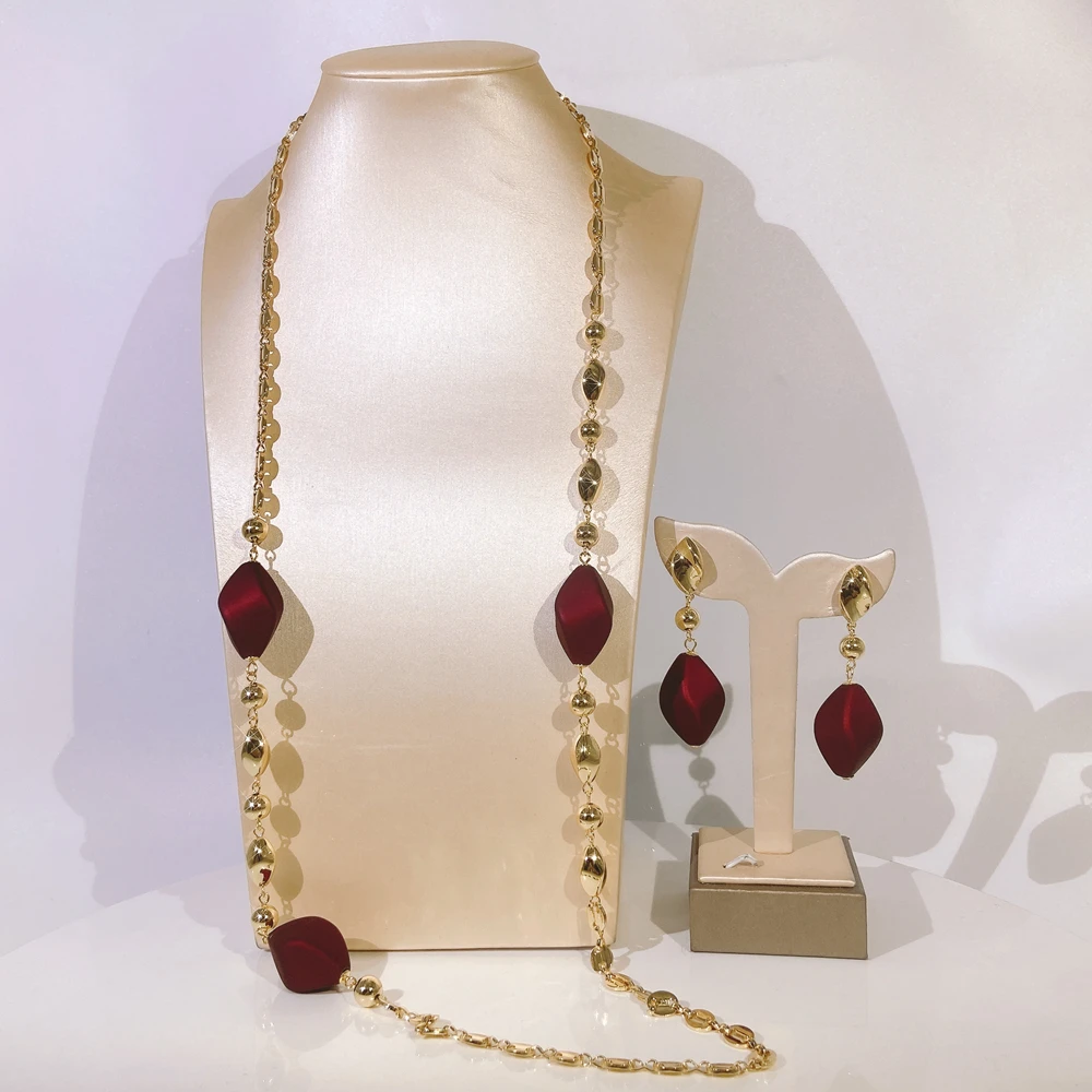 Yulaili 2024 New Long Chain Ladies Necklace Party Pop Jewelry Women Earrings Fade Free
Yulaili 2024 New Long Chain Ladies Necklace Party Pop Jewelry Women Earrings Fade Free