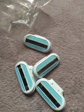 Soporte para afeitadora + 4 Uds. De cabezales de maquinilla de afeitar para mujer, conjunto de hojillas, afeitadora de línea de Bikini, herramientas de repuesto para la cabeza